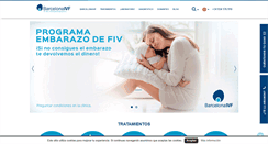 Desktop Screenshot of barcelonaivf.com